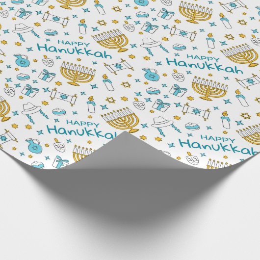 Papier Cadeau Bonne Hanoukka (Coin)