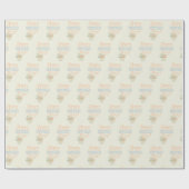 Papier Cadeau Bonne journée d'adjoint administratif (Plat)