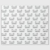 Papier Cadeau Bonne nuit Eyelashes Feminine Relaxation Design (Plat)