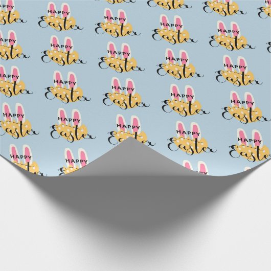 Papier Cadeau Bonne Pâques, Pâques Lapin Oreilles (Coin)