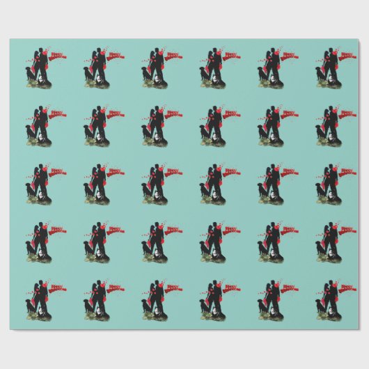 Papier Cadeau Bonne Valentine (Plat)