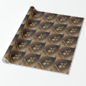 Papier Cadeau Bonnes Fêtes - Chasseur inuit fragile (Déroulé)