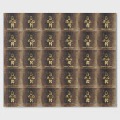 Papier Cadeau Bonnes Fêtes - Chasseur inuit fragile (Plat)