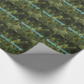 Papier Cadeau Bonnes Fêtes - Forêt foncée (Coin)