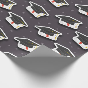 Papier Cadeau Bonnet de fin d'études Tassle moderne