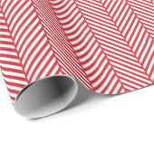 Papier Cadeau Bonnet rouge et blanc (Coin rond)
