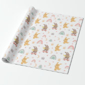 Papier Cadeau Bonnets mignons (Déroulé)