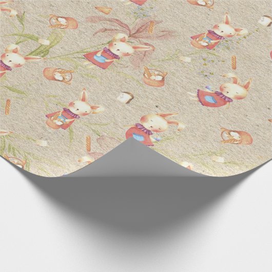 Papier Cadeau Bonnets mignons (Coin)