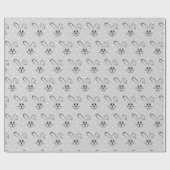 Papier Cadeau Bonnets mignons en Pois (Plat)