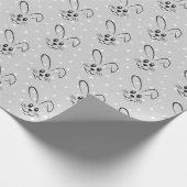 Papier Cadeau Bonnets mignons en Pois (Coin)