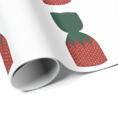 Papier Cadeau Bons Bons Fraises (Coin rond)