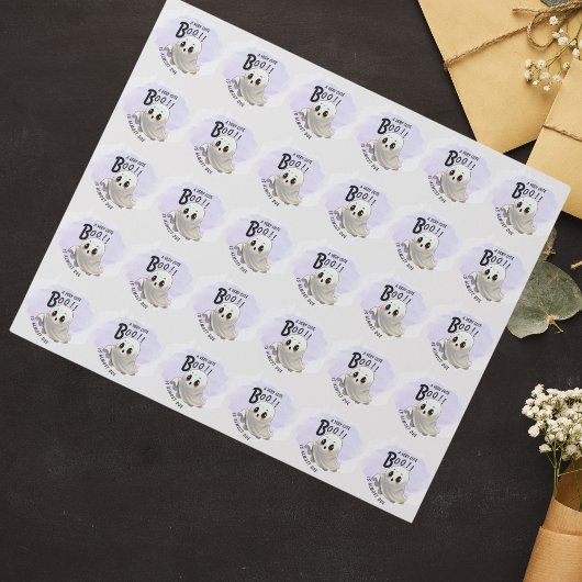 Papier Cadeau Boo Baby shower Halloween thème Mignonne fête