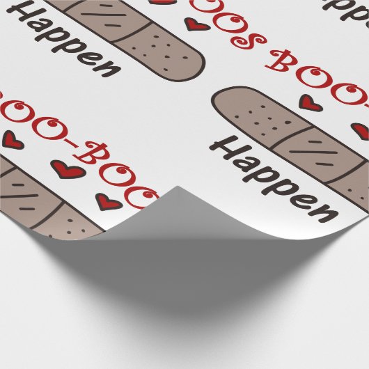 Papier Cadeau Boo Boos arrive (Coin)