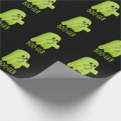 Papier Cadeau Boo-ger Funny Halloween Booger Ghost Pun Dark BG (Coin)
