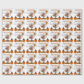 Papier Cadeau boo halloween candy box (Plat)