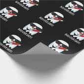 Papier Cadeau Boo-ster Shot Funny Ghost Vaccine Pun Dark BG (Coin)