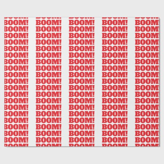 Papier Cadeau BOOM Professional elegant modern minimalist plain (Plat)