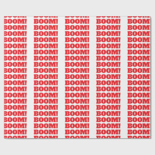 Papier Cadeau BOOM Professionnel élégant moderne minimaliste uni