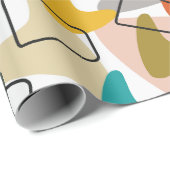 Papier Cadeau Boomerangs et Corks (Coin rond)