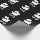 Papier Cadeau Booogie Woogie Funny Musique Ghost Pun Dark BG (Coin)