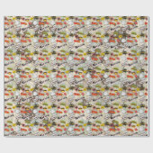 Papier Cadeau Booom Military Gear Wrapping Paper (Plat)