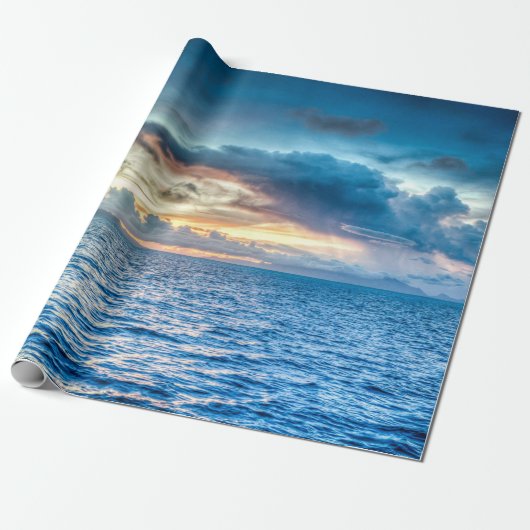 Papier Cadeau Bora Bora Ocean View Photographie (Déroulé)