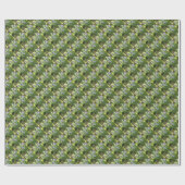 Papier Cadeau BORAGE bleu rose vert — IMPRIMER ECHO (Plat)