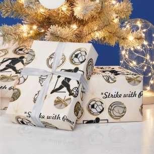 Papier Cadeau "Bord athlétique"