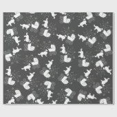 Papier Cadeau Bordure Collie Chien Baby shower Chien Chien Chien (Plat)