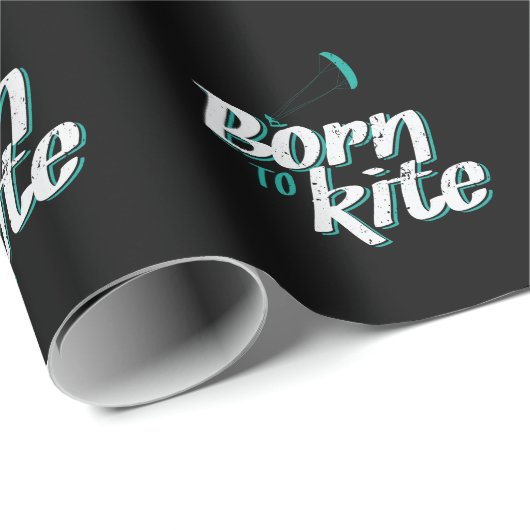 Papier Cadeau Born to Kite (Coin rond)