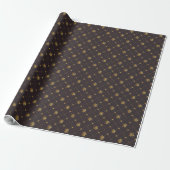 Papier Cadeau Borne d'or (Déroulé)