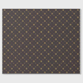 Papier Cadeau Borne d'or (Plat)