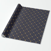 Papier Cadeau Borne d'or (Déroulé)