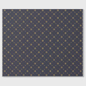 Papier Cadeau Borne d'or (Plat)