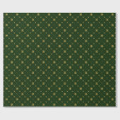 Papier Cadeau Borne d'or (Plat)