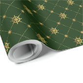 Papier Cadeau Borne d'or (Coin rond)