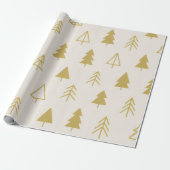 Papier Cadeau Bosquet Doré (Déroulé)