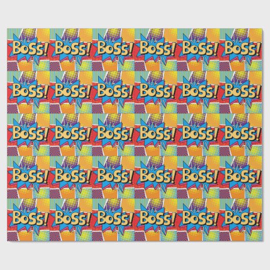 Papier Cadeau Boss (Plat)