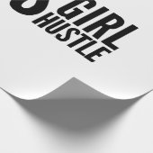 Papier Cadeau Boss girl Hustle, Boss girls autonomisation slogan (Coin)