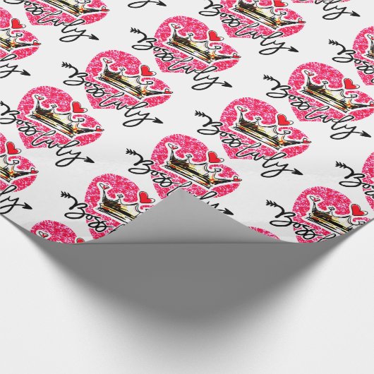 Papier Cadeau Boss Lady White (Coin)