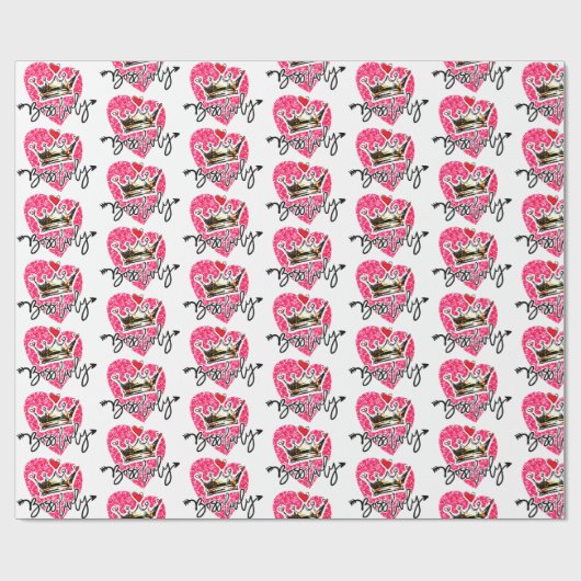 Papier Cadeau Boss Lady White (Plat)