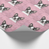 Papier Cadeau Boston Terrier (Coin)