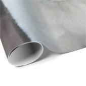 Papier Cadeau Boston Terrier Chien mignon Portrait Chiot, Cadeau (Coin rond)