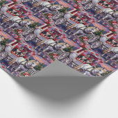 Papier Cadeau Boston Terrier  Dog Valentine's Day (Coin)