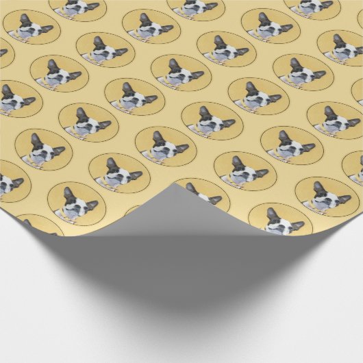 Papier Cadeau Boston Terrier Peinture - Cute Original Chien Art (Coin)