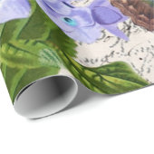 Papier Cadeau Botanique (Coin rond)