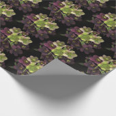 Papier cadeau botanique aux fleurs d'Hellébore (Coin)