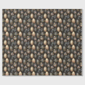 Papier Cadeau Botanique d'oeufs de Pâques (Plat)