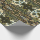 Papier Cadeau Botanique : dromadaires dans la jungle près d'une  (Coin)