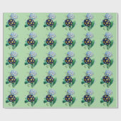 Papier Cadeau Botanique du Primrose (Plat)